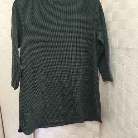 J Jill green top tunic size small petite - Picture 7 of 9